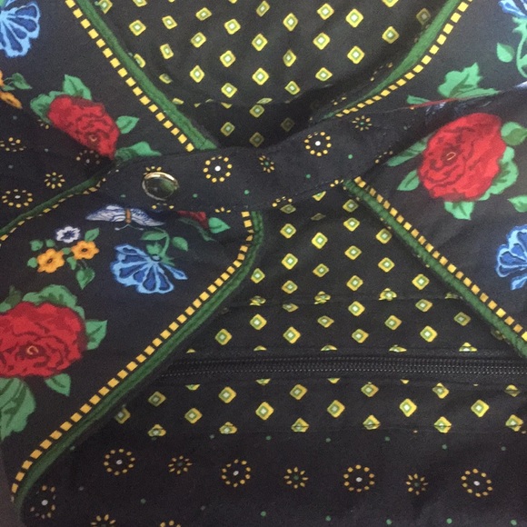 VICTORIA HILL FLORAL COTTON TOTE WITH SIDE POCKET - Picture 3 of 8